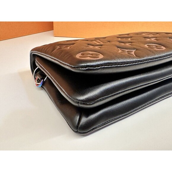 NIB Louis Vuitton Pouchette Coussin Ski Black Holographic M82746 💯% Authentic - Picture 10 of 16
